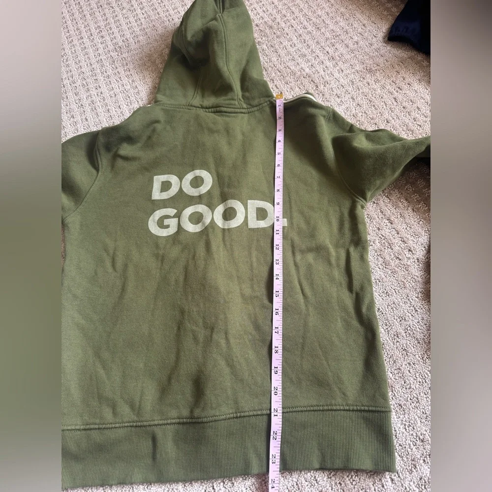 Cotopaxi Olive Green Zip Hoodie 